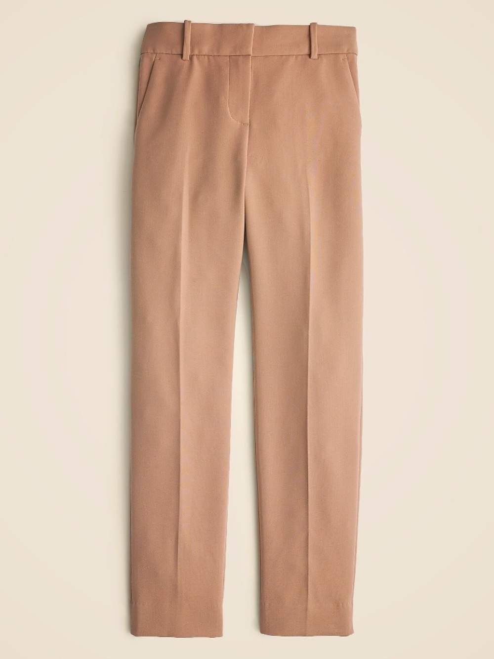 J Crew Cameron Slim Cropped Pant Saddle Camel color four-season stretch Size 6